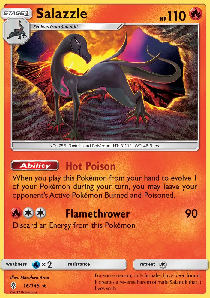 Salazzle, Guardians Rising 16
