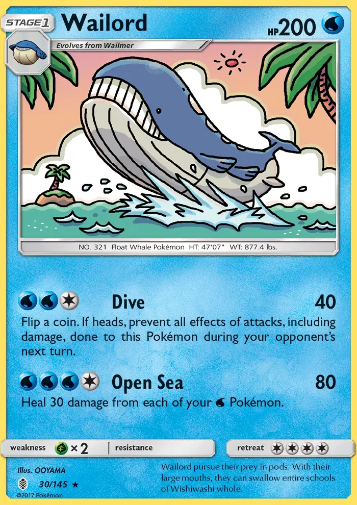 Wailord, Guardians Rising 30
