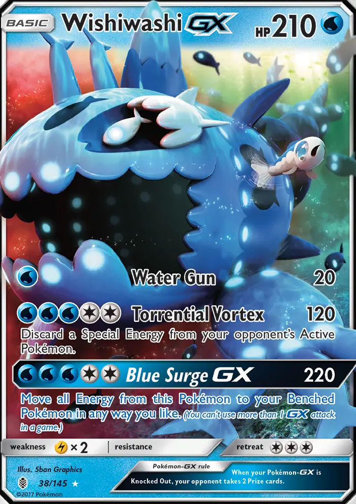 Wishiwashi GX, Guardians Rising 38