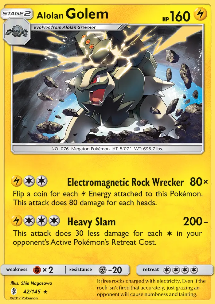 Alolan Golem, Guardians Rising 42