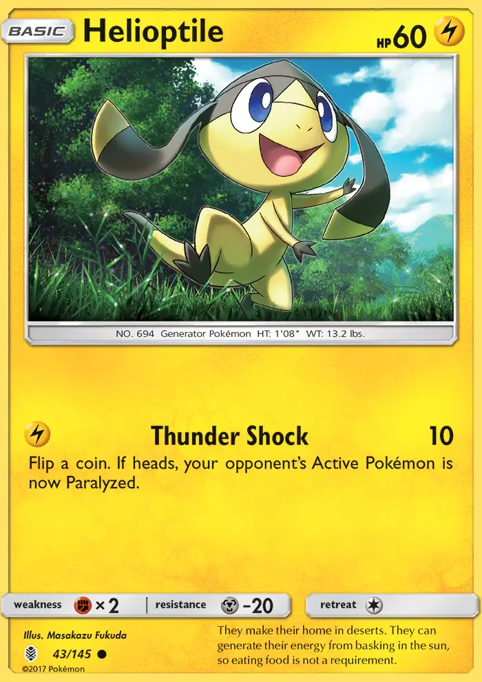 Helioptile, Guardians Rising 43