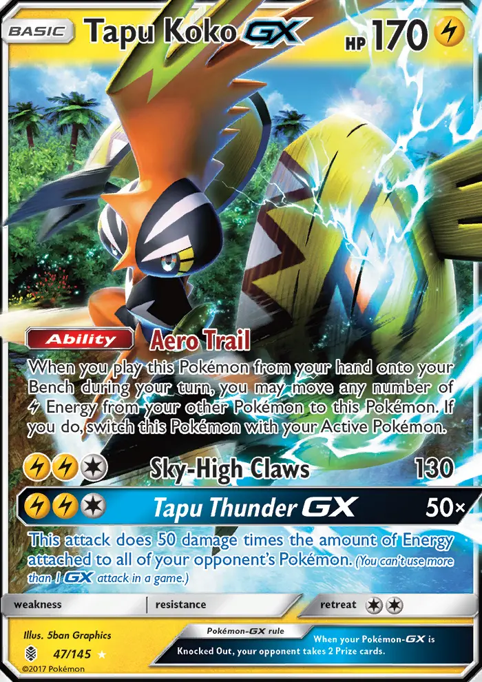 Tapu Koko GX, Guardians Rising 47