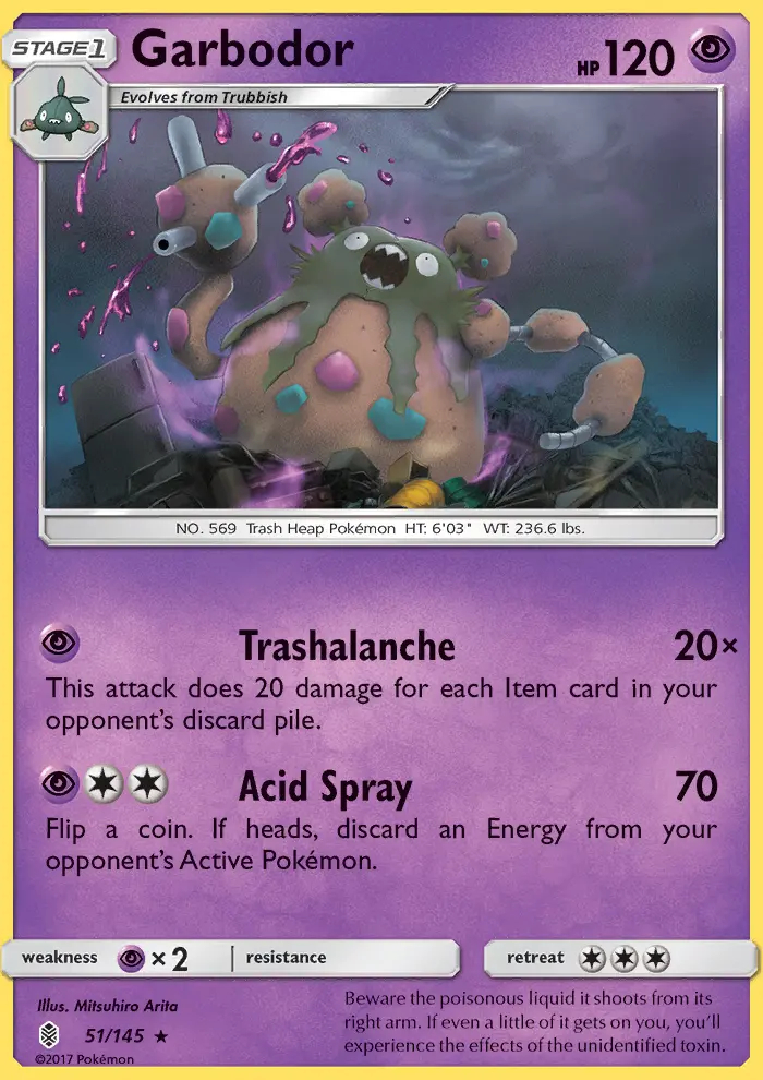 Garbodor, Guardians Rising 51