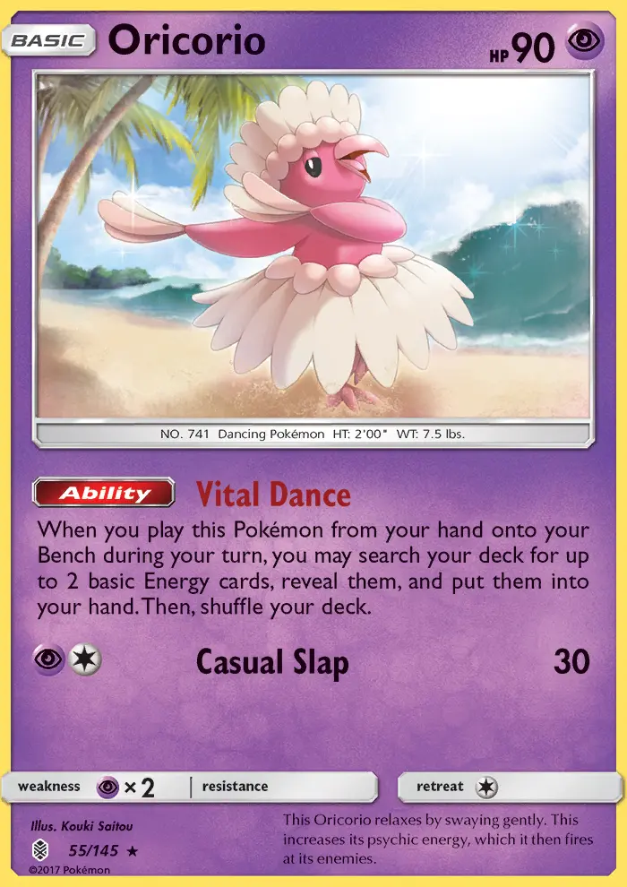 Oricorio, Guardians Rising 55