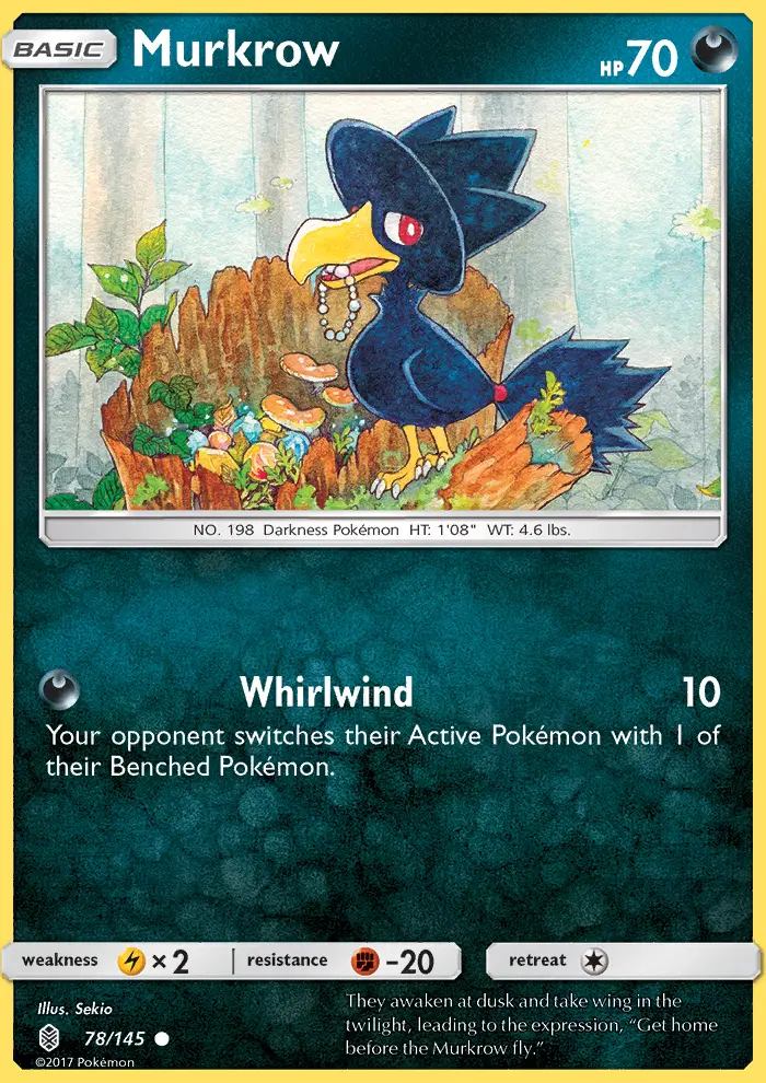 Murkrow, Guardians Rising 78