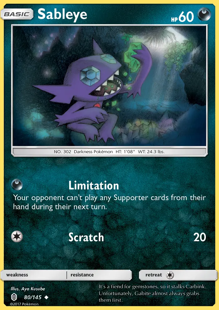 Sableye, Guardians Rising 80