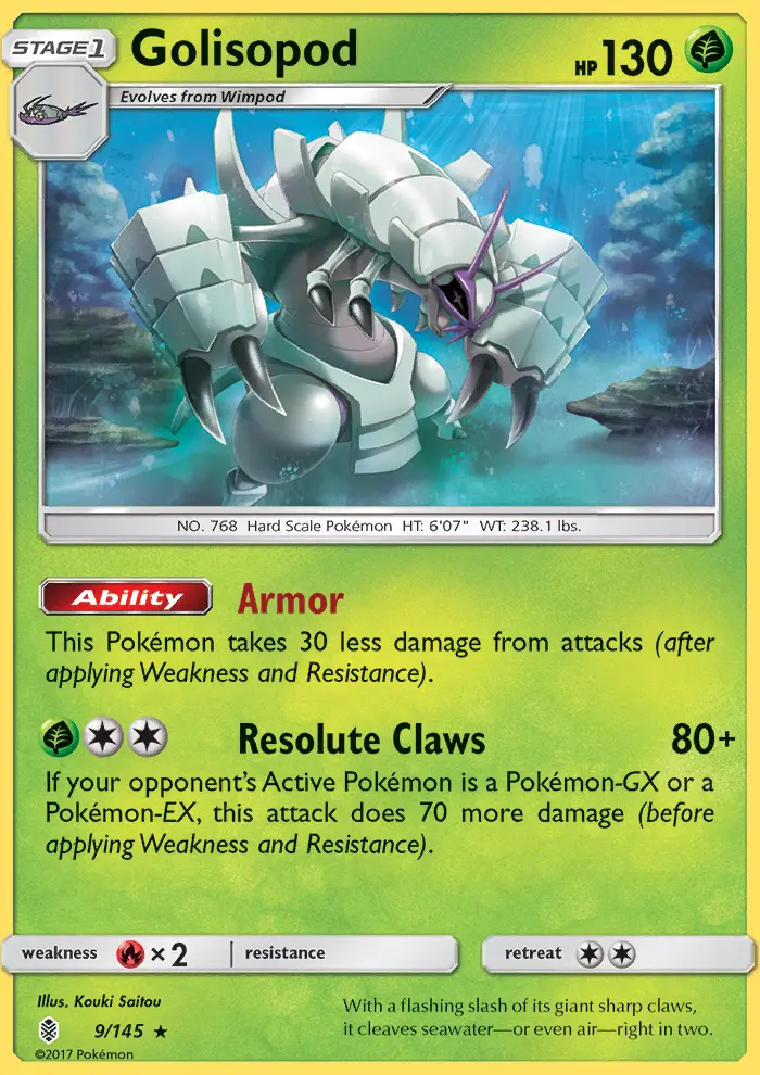 Golisopod, Guardians Rising 9