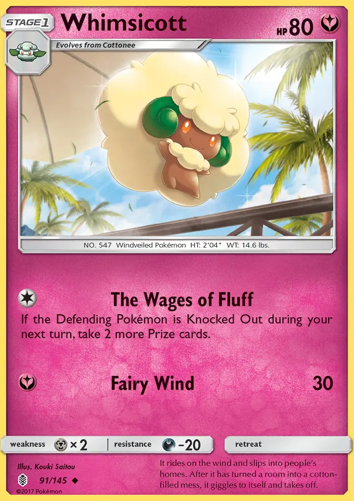 Whimsicott, Guardians Rising 91