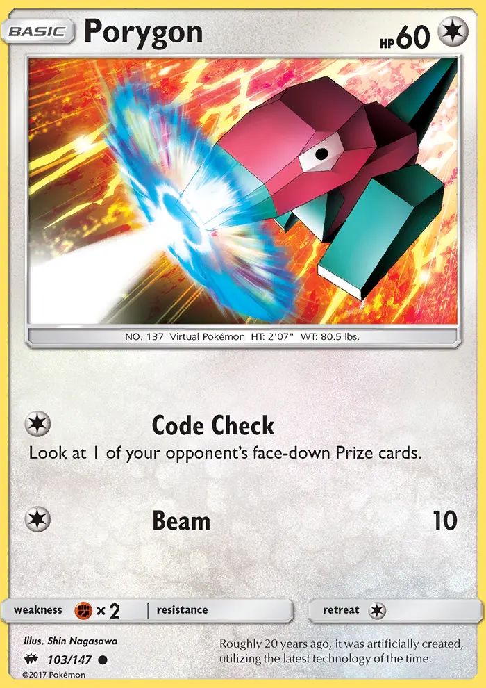 Porygon, Burning Shadows 103