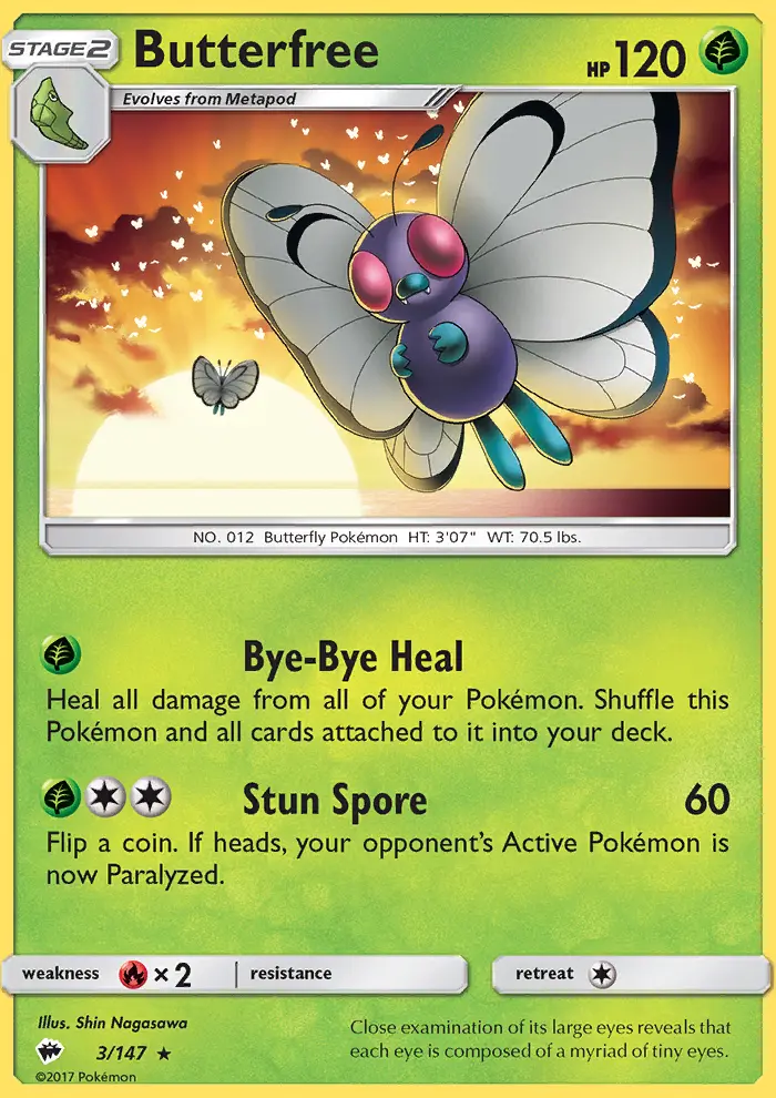 Butterfree, Burning Shadows 3