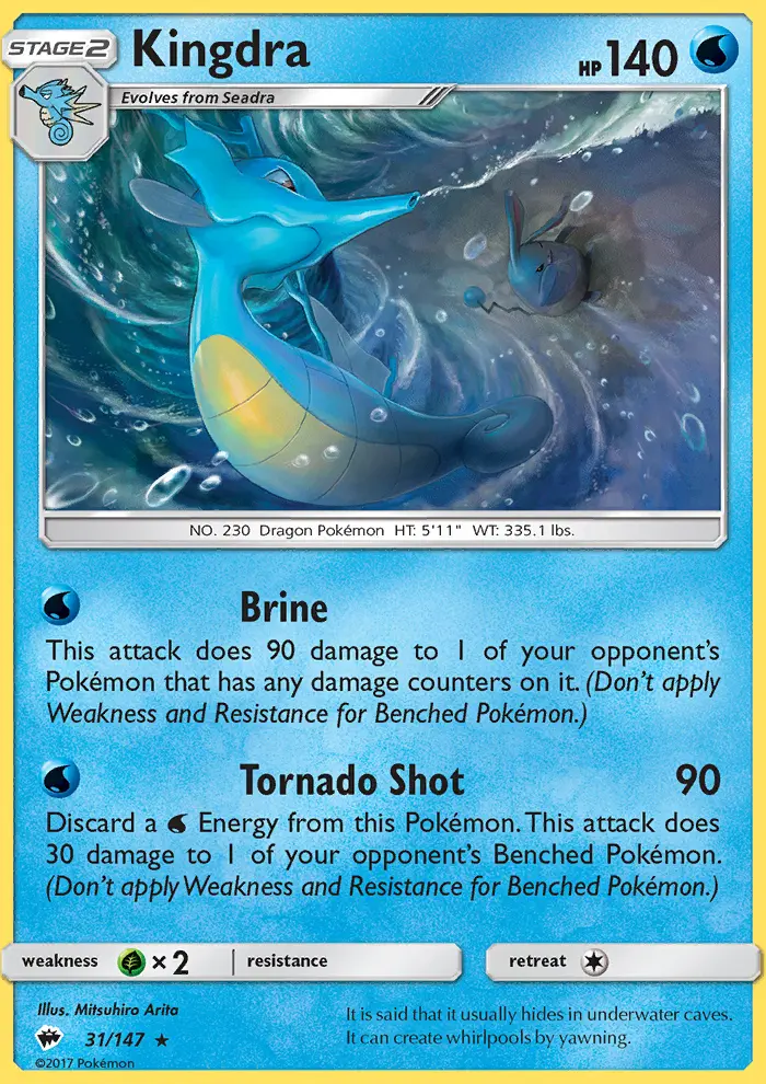 Kingdra, Burning Shadows 31