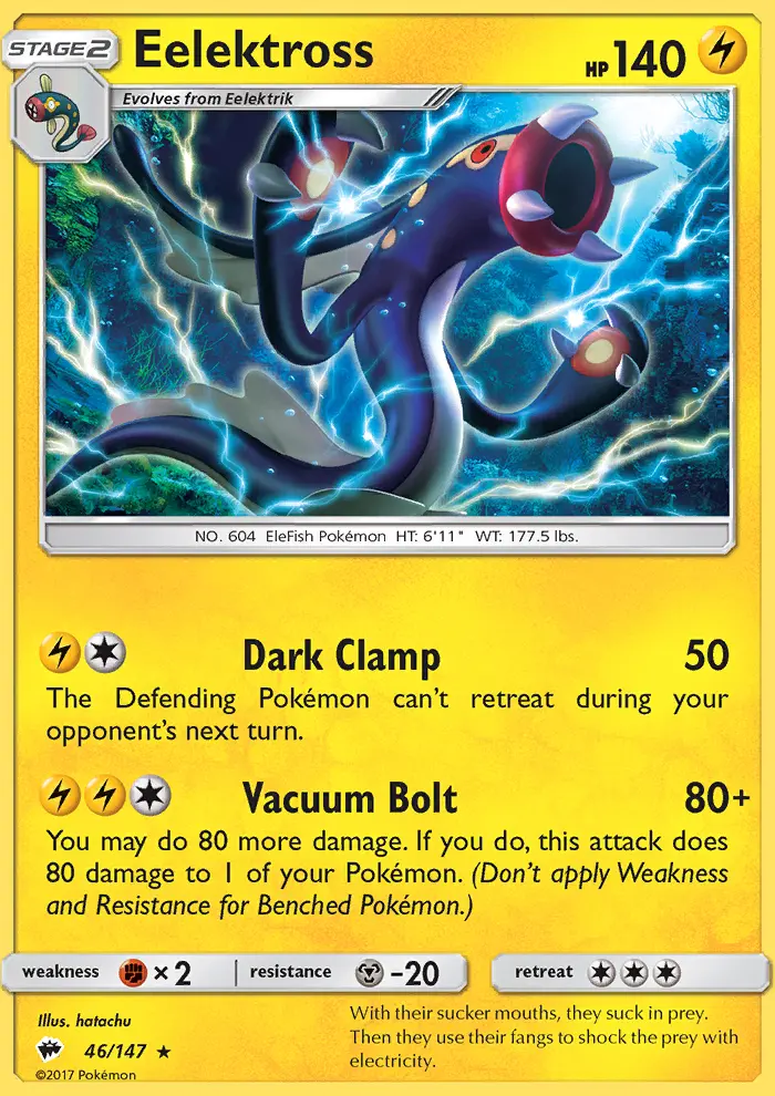 Eelektross, Burning Shadows 46