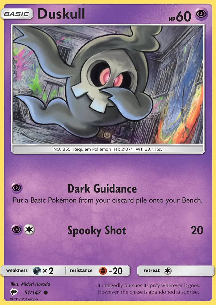 Duskull, Burning Shadows 51