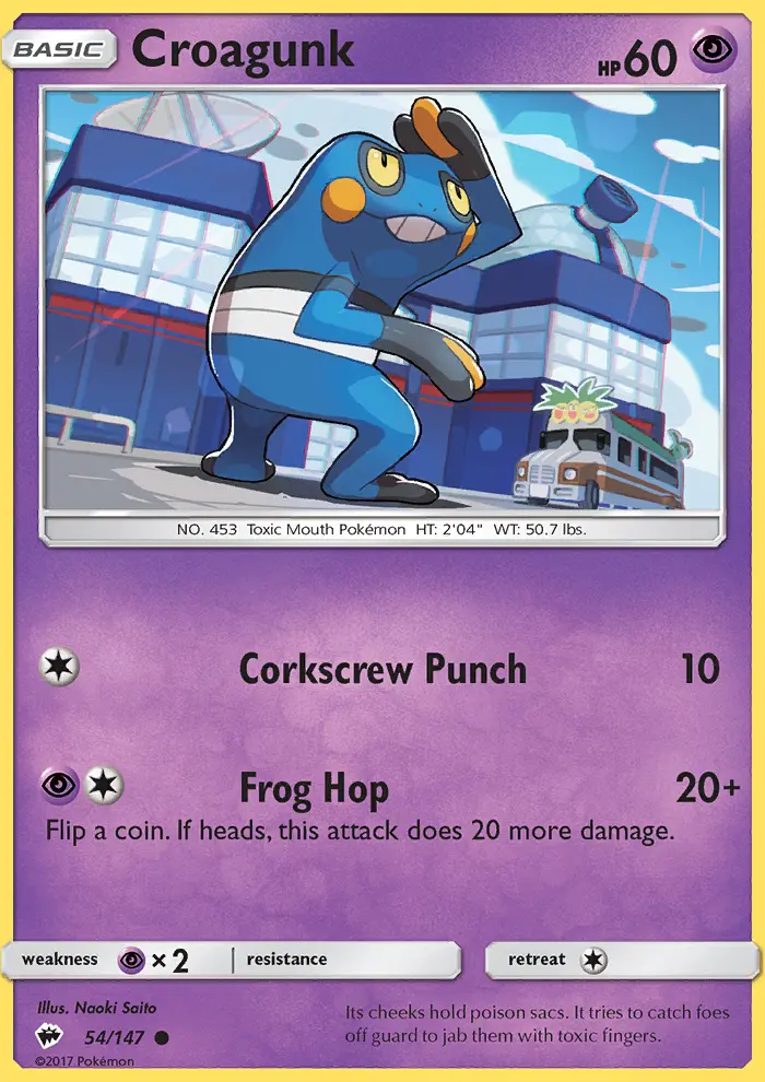 Croagunk, Burning Shadows 54