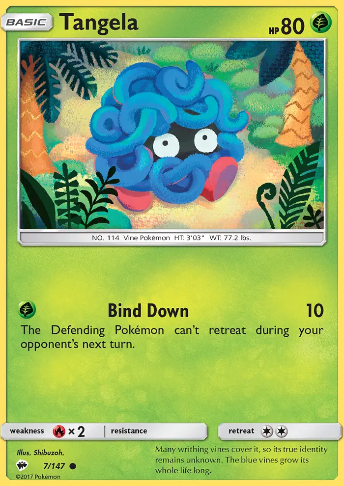 Tangela, Burning Shadows 7