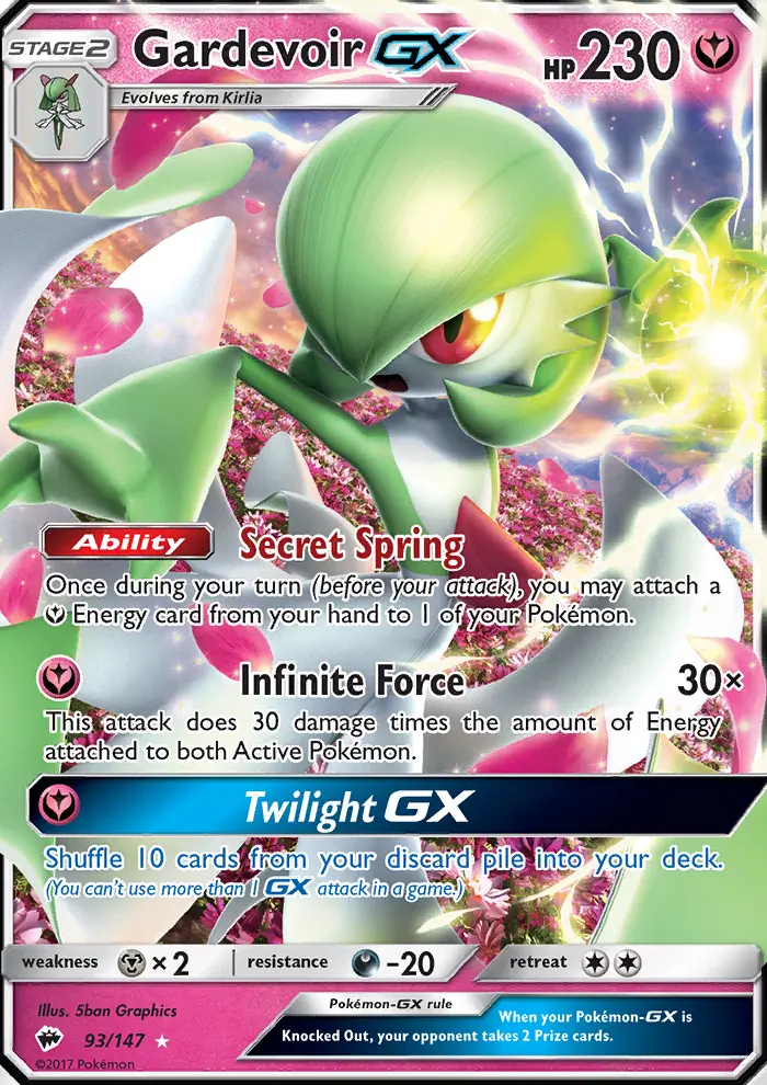 Gardevoir GX, Burning Shadows 93