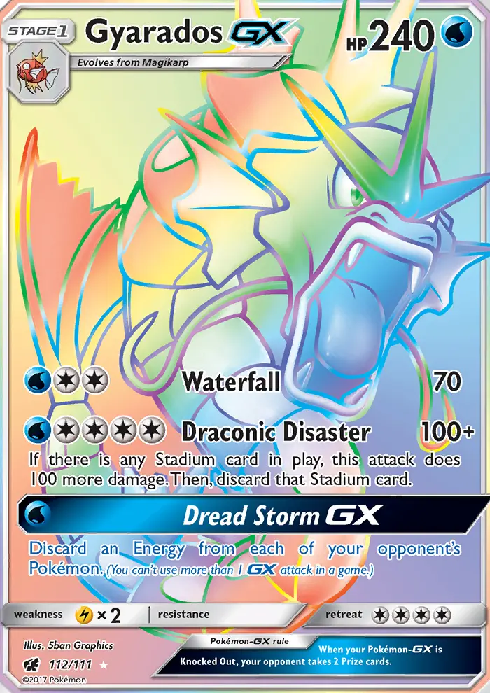 Gyarados GX, Crimson Invasion 112