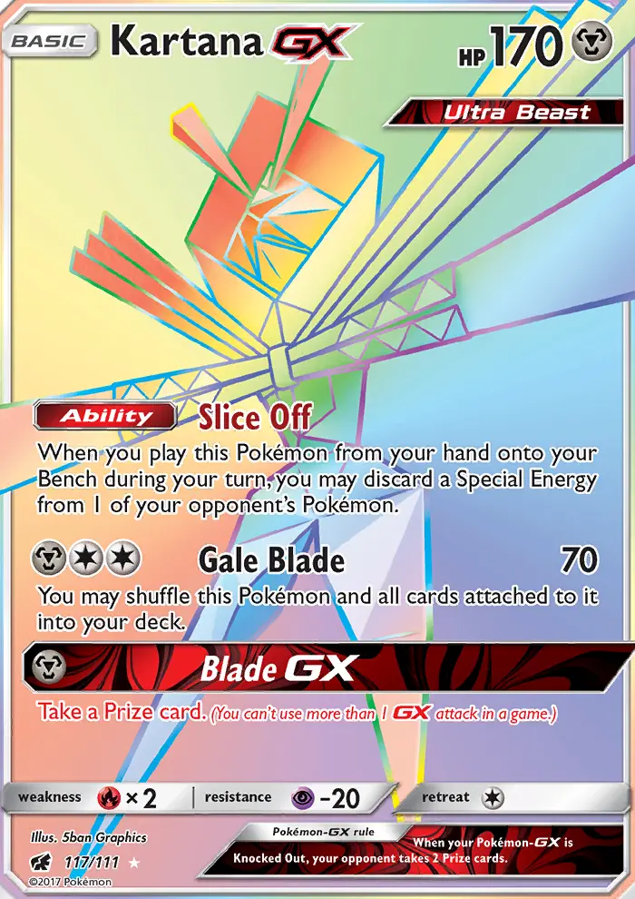 Kartana GX, Crimson Invasion 117