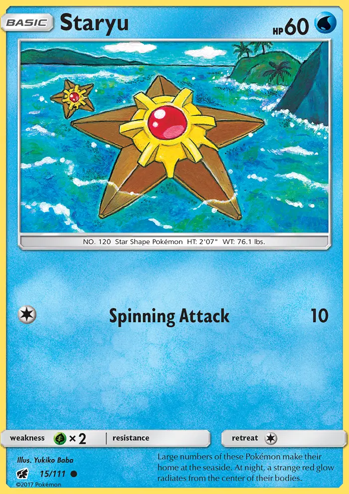 Staryu, Crimson Invasion 15