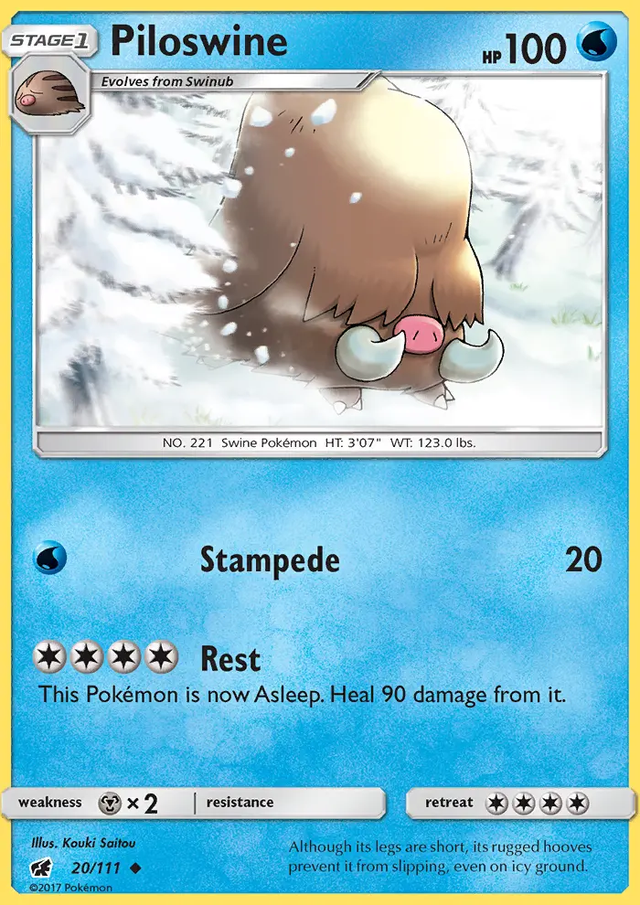 Piloswine, Crimson Invasion 20