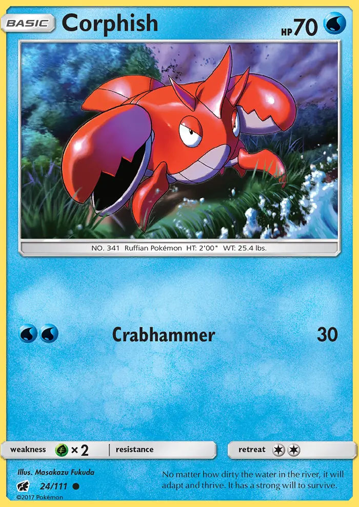 Corphish, Crimson Invasion 24