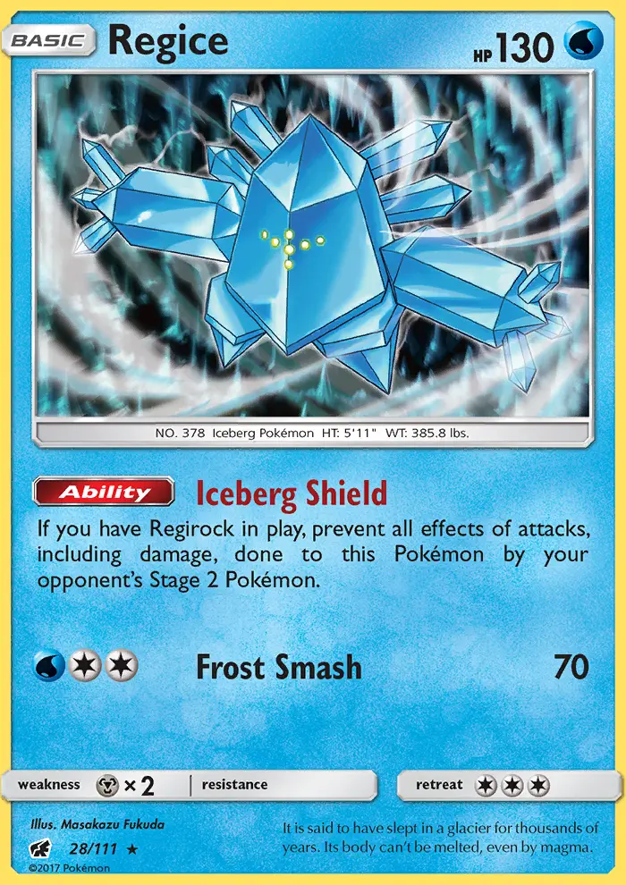 Regice, Crimson Invasion 28