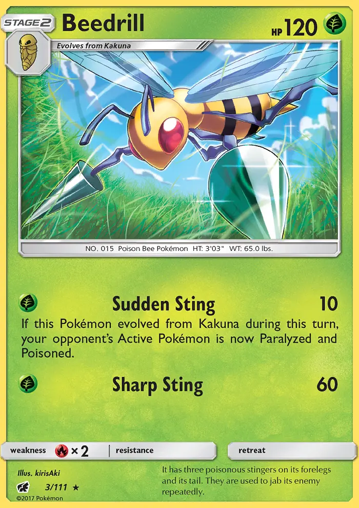 Beedrill, Crimson Invasion 3