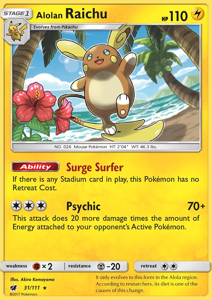 Alolan Raichu, Crimson Invasion 31