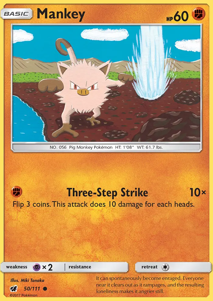 Mankey, Crimson Invasion 50