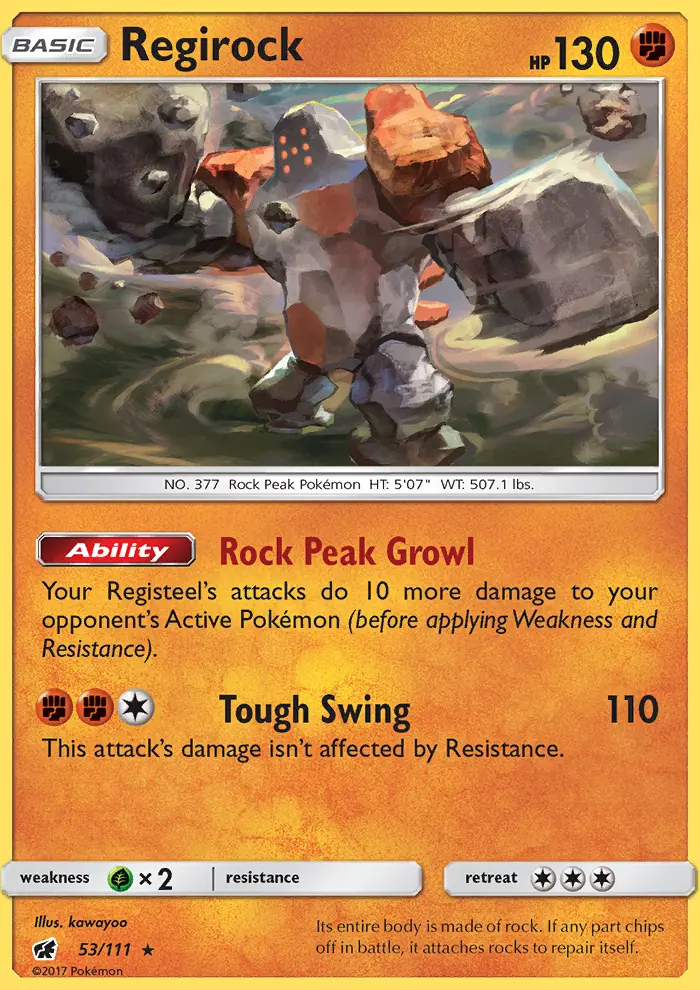 Regirock, Crimson Invasion 53