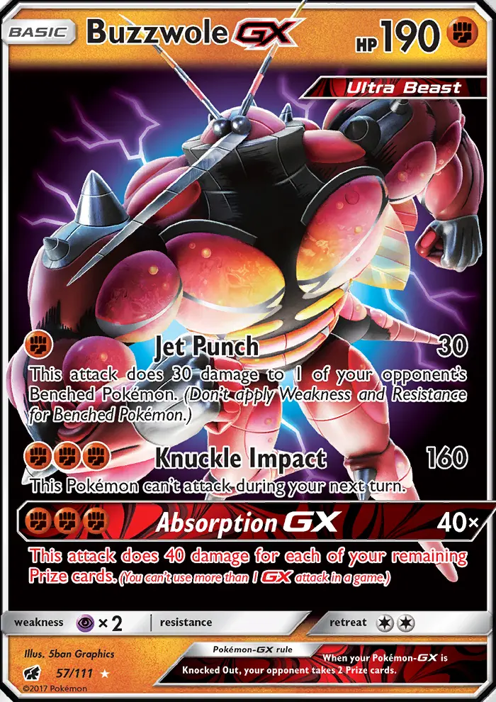 Buzzwole GX, Crimson Invasion 57