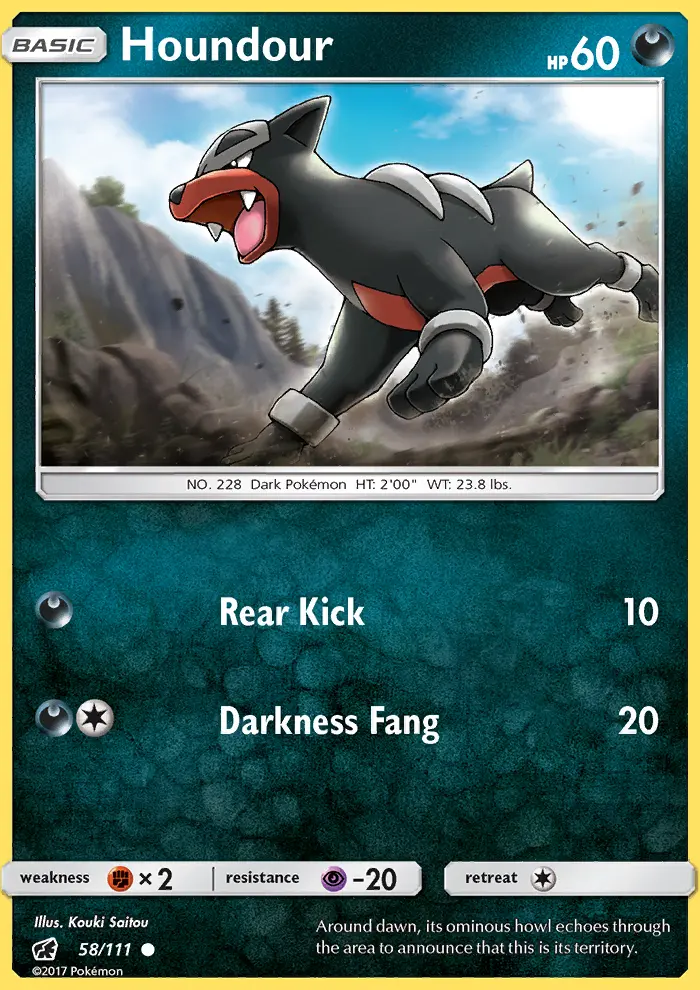 Houndour, Crimson Invasion 58
