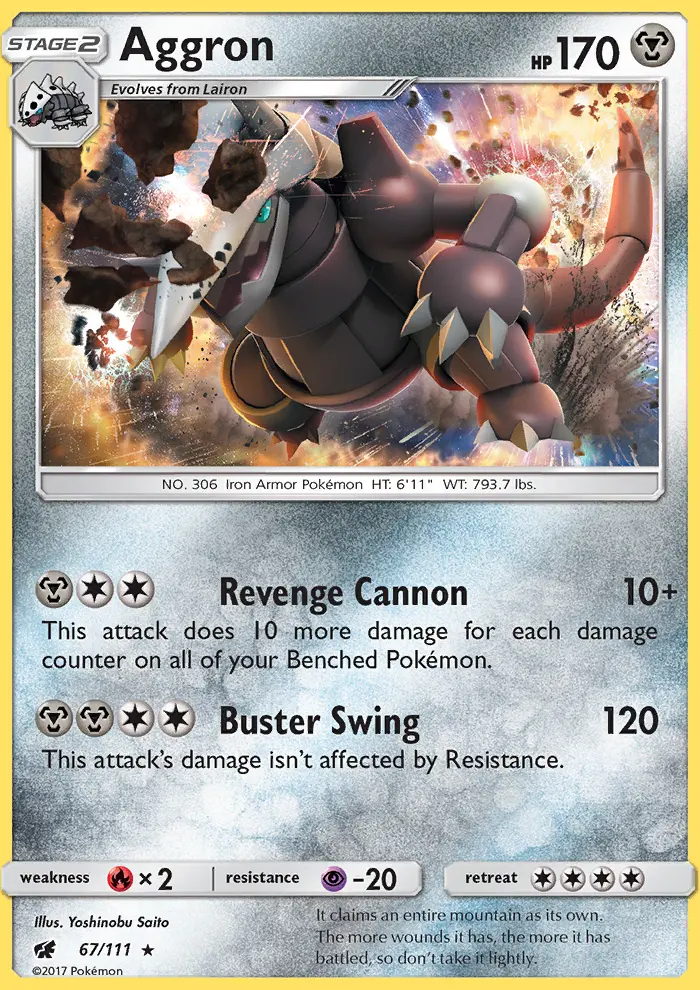 Aggron, Crimson Invasion 67