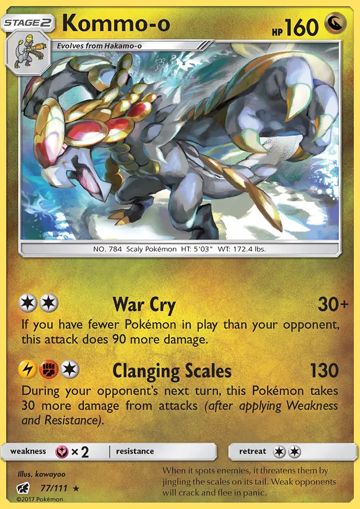Kommo-o, Crimson Invasion 77