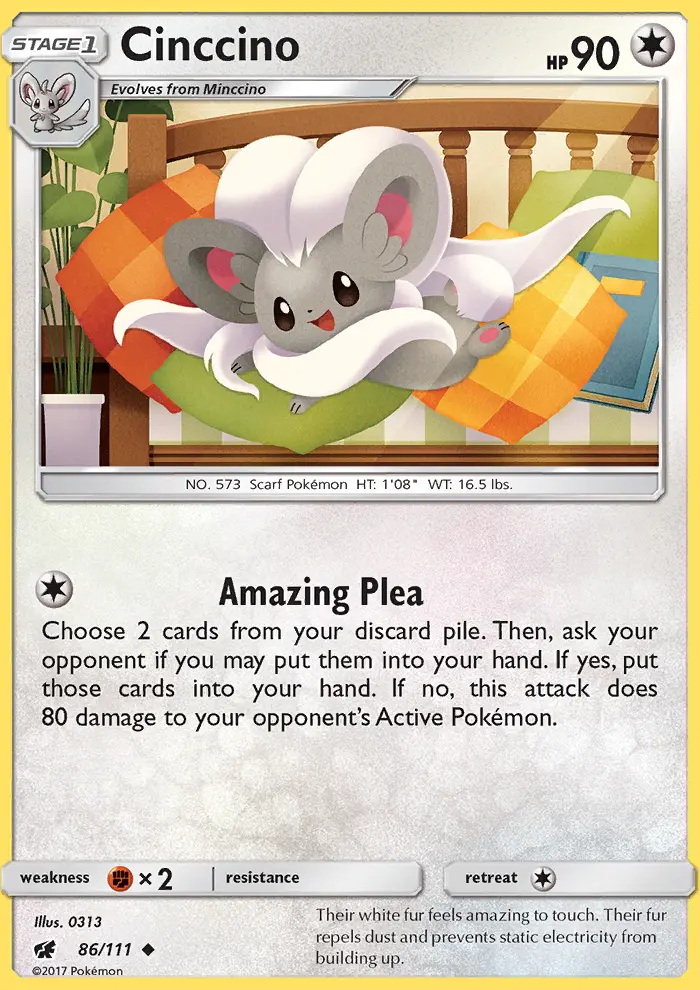 Cinccino, Crimson Invasion 86