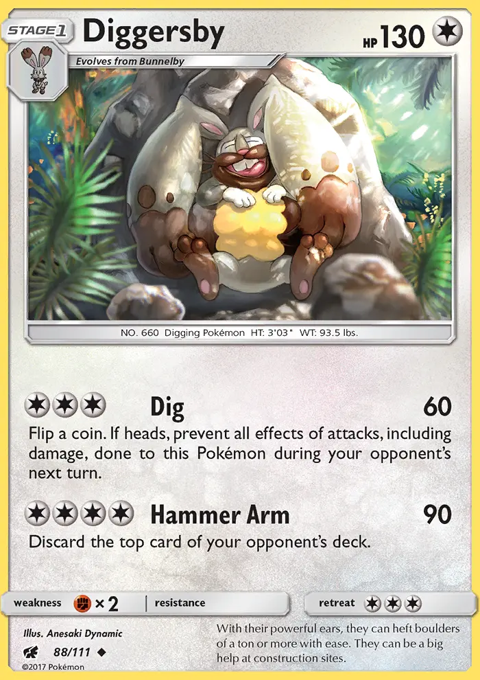 Diggersby, Crimson Invasion 88