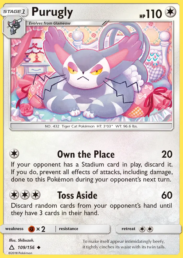 Purugly, Ultra Prism 109