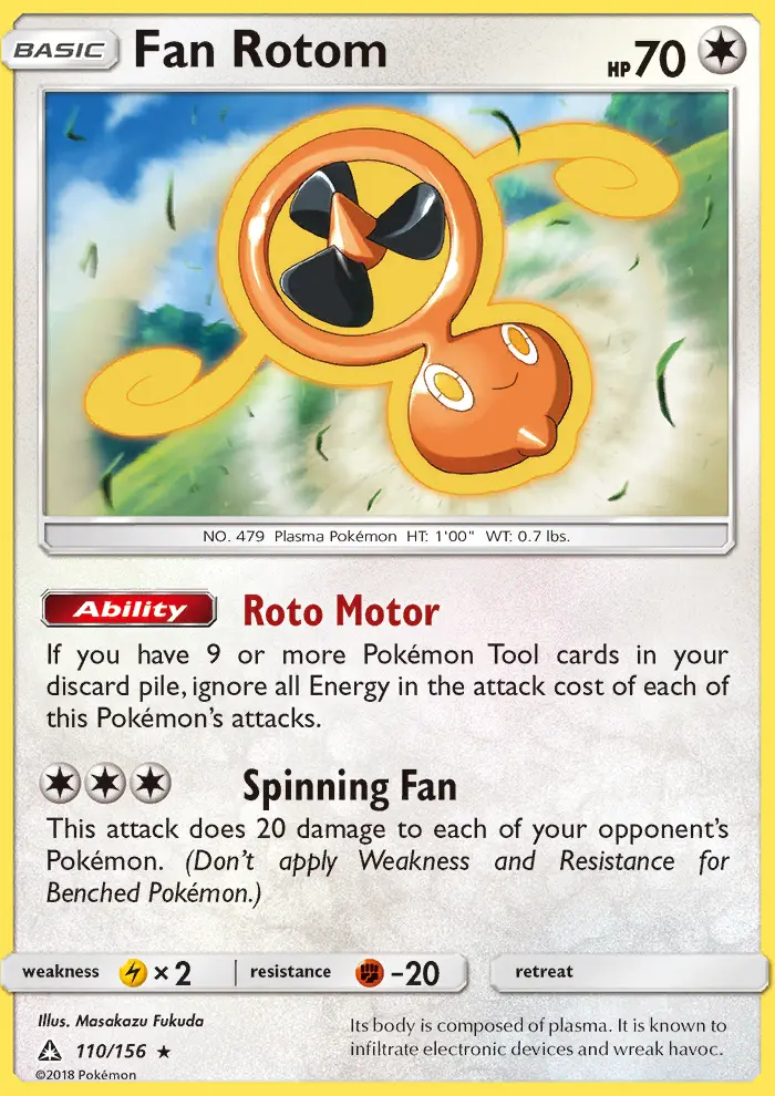 Fan Rotom, Ultra Prism 110