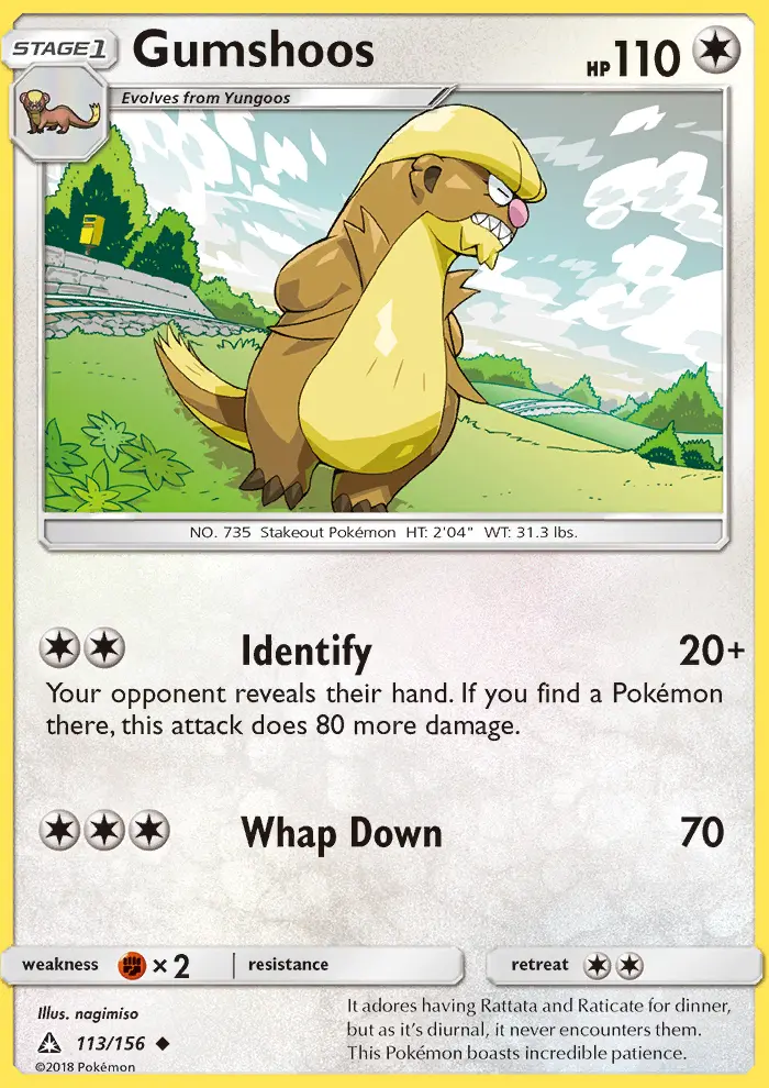 Gumshoos, Ultra Prism 113