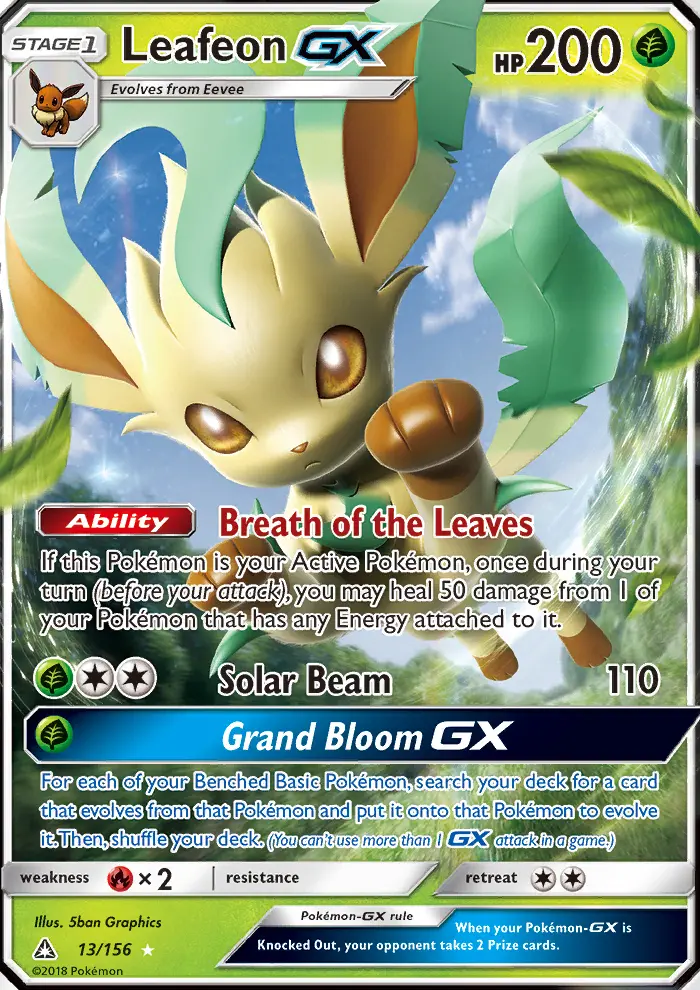 Leafeon GX, Ultra Prism 13