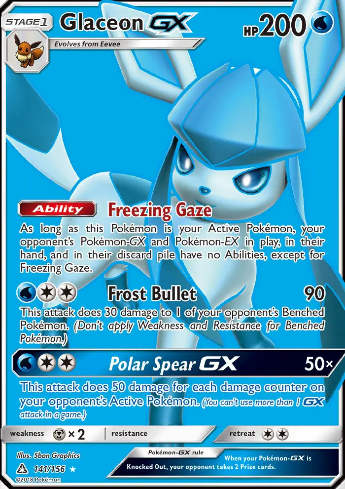 Glaceon GX, Ultra Prism 141