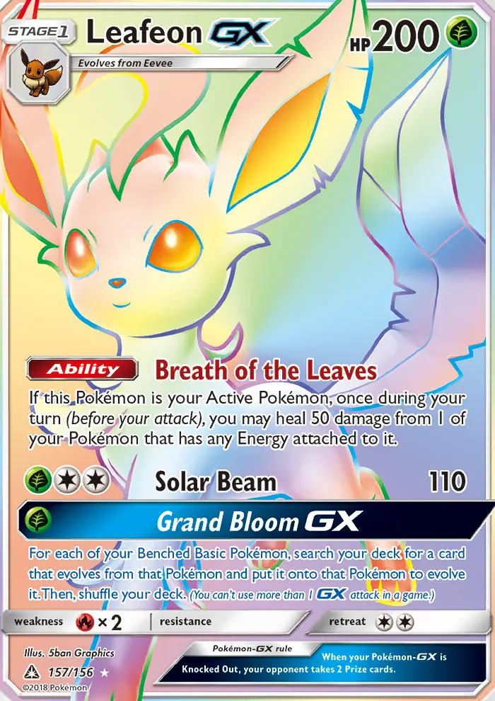 Leafeon GX, Ultra Prism 157