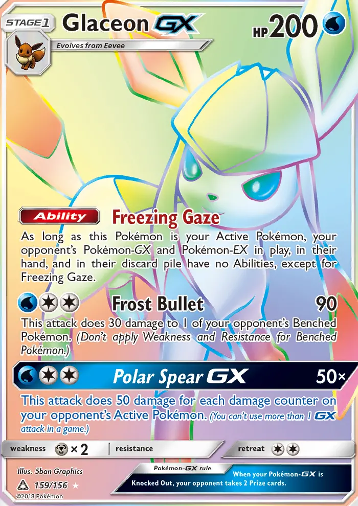 Glaceon GX, Ultra Prism 159
