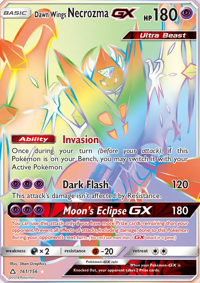 Dawn Wings Necrozma GX, Ultra Prism 161