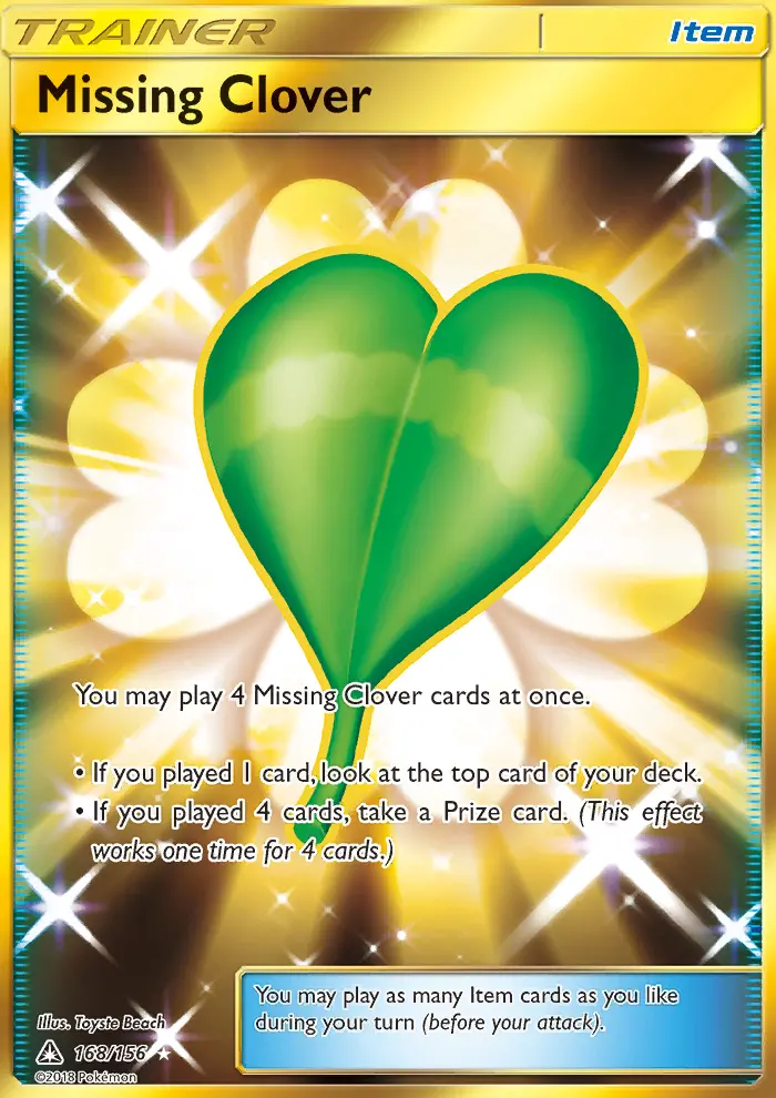 Missing Clover, Ultra Prism 168