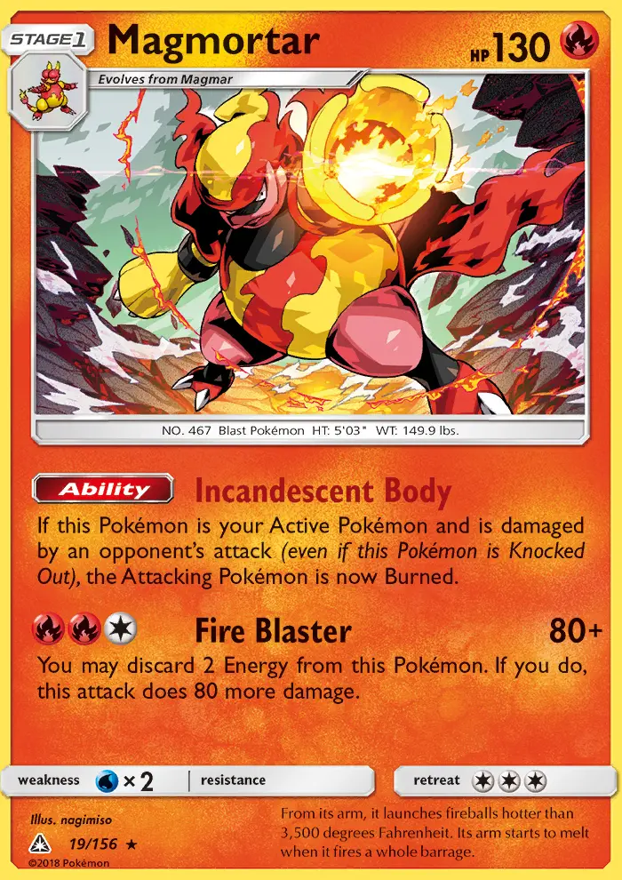 Magmortar, Ultra Prism 19