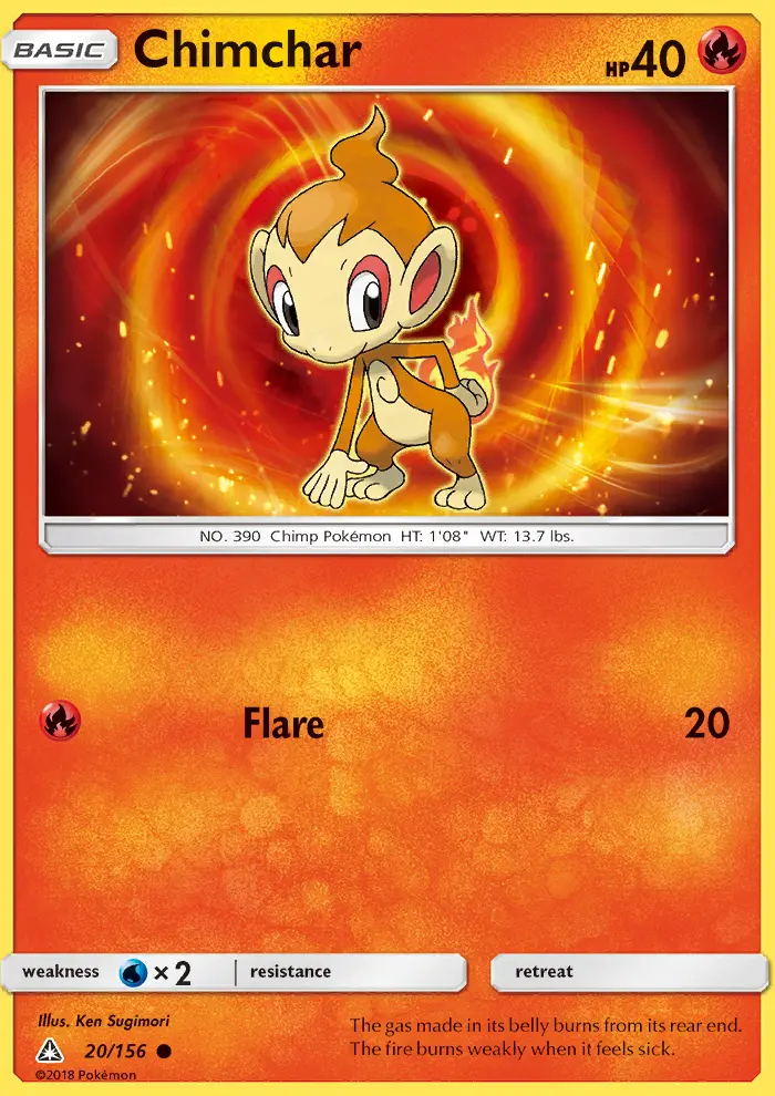 Chimchar, Ultra Prism 20