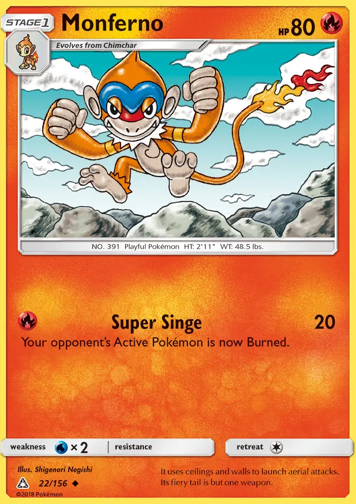 Monferno, Ultra Prism 22