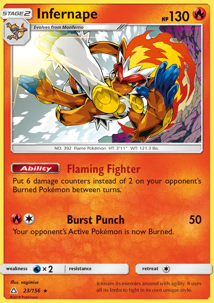 Infernape, Ultra Prism 23