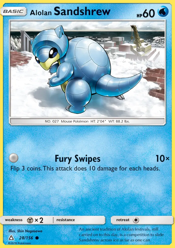 Alolan Sandshrew, Ultra Prism 28